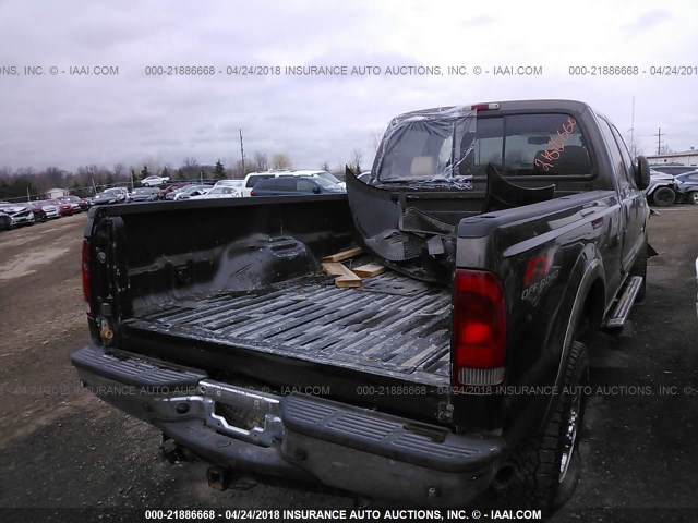 1FTWW31P66EA25552 - 2006 FORD F350 SRW SUPER DUTY GRAY photo 4