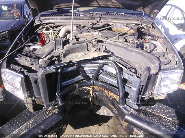 1FTWW31P66EA25552 - 2006 FORD F350 SRW SUPER DUTY GRAY photo 9