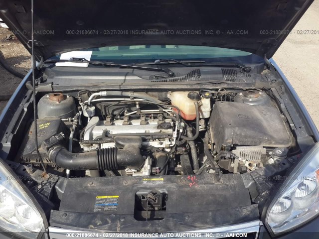 1G1ZS58FX8F106237 - 2008 CHEVROLET MALIBU LS GRAY photo 10
