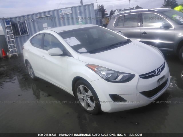 5NPDH4AE3BH035570 - 2011 HYUNDAI ELANTRA GLS/LIMITED WHITE photo 1