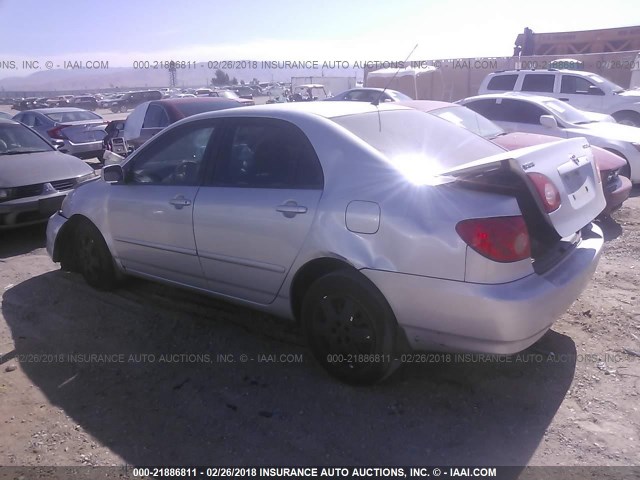 1NXBR32E16Z684286 - 2006 TOYOTA COROLLA CE/LE/S SILVER photo 3