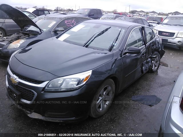 1G11B5SL2FF335181 - 2015 CHEVROLET MALIBU LS 黑色 照片 2