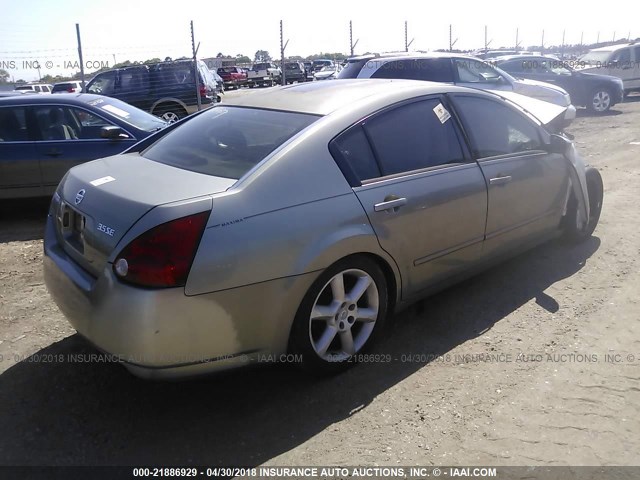 1N4BA41E75C825505 - 2005 NISSAN MAXIMA SE/SL SILVER photo 4