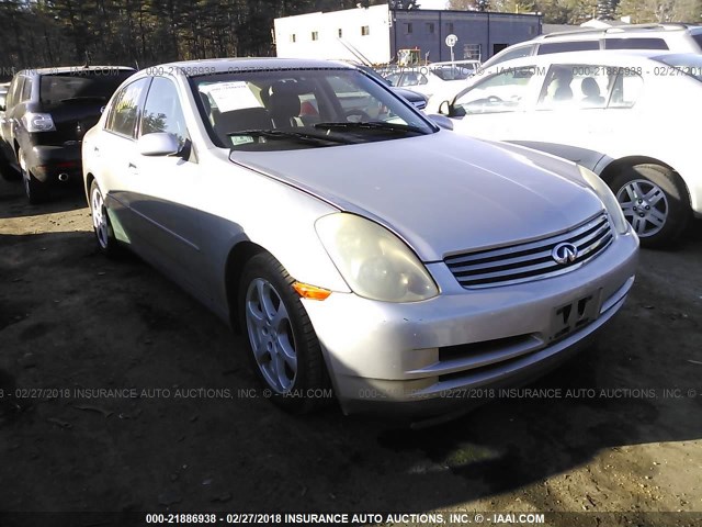 JNKCV51E93M020460 - 2003 INFINITI G35 SILVER photo 1