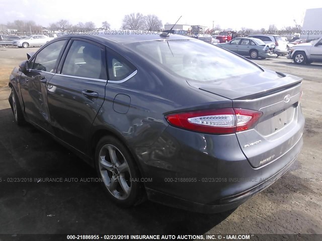 3FA6P0G76GR243269 - 2016 FORD FUSION S GRAY photo 3