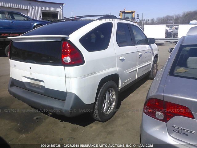 3G7DA03EX3S562568 - 2003 PONTIAC AZTEK WHITE photo 4