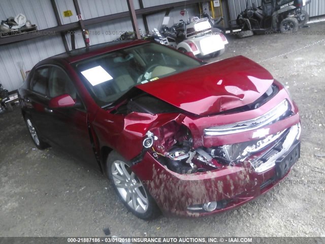 1G1ZK57709F241335 - 2009 CHEVROLET MALIBU LTZ 栗色 照片 1