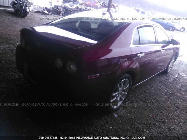 1G1ZK57709F241335 - 2009 CHEVROLET MALIBU LTZ 栗色 照片 4