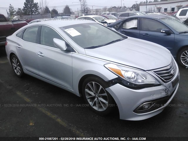 KMHFG4JG5FA469365 - 2015 HYUNDAI AZERA SILVER photo 1