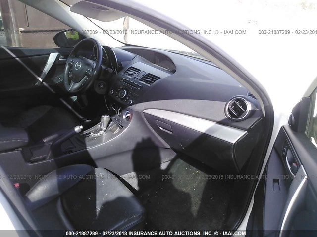 JM1BL1W72C1520628 - 2012 MAZDA 3 I WHITE photo 5