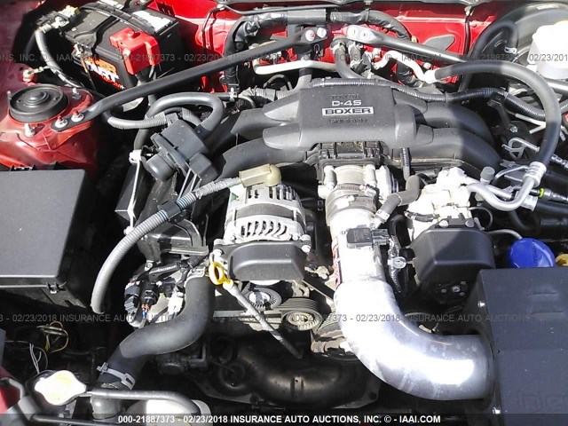 JF1ZNAA13D2709849 - 2013 TOYOTA SCION FR-S წითელი ფოტო 10