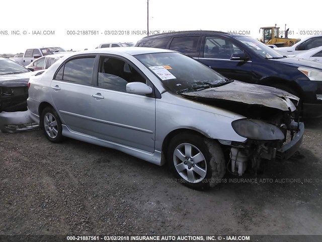 1NXBR32EX5Z549287 - 2005 TOYOTA COROLLA CE/LE/S SILVER photo 1