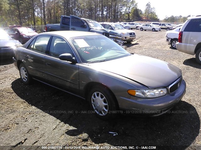 2G4WS52JX41160206 - 2004 BUICK CENTURY CUSTOM GRAY photo 1