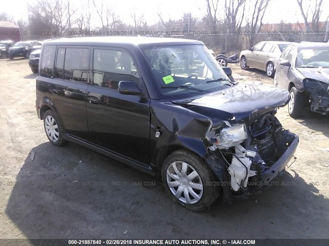 JTLKT324650219171 - 2005 TOYOTA SCION XB BLACK photo 1