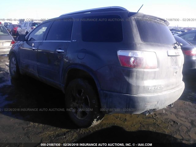 1GKER23778J297620 - 2008 GMC ACADIA SLT-1 GRAY photo 3
