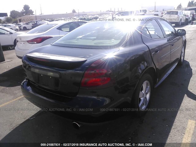 2G2WP552681118121 - 2008 PONTIAC GRAND PRIX BLACK photo 4