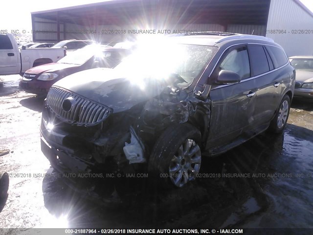 5GAKVCED1BJ106043 - 2011 BUICK ENCLAVE CXL 灰色 照片 2