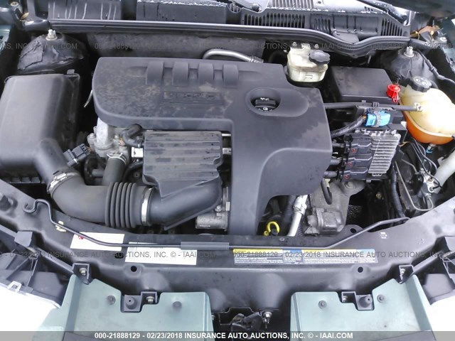 1G8AJ55F17Z112558 - 2007 SATURN ION LEVEL 2 Yaşıl foto 10