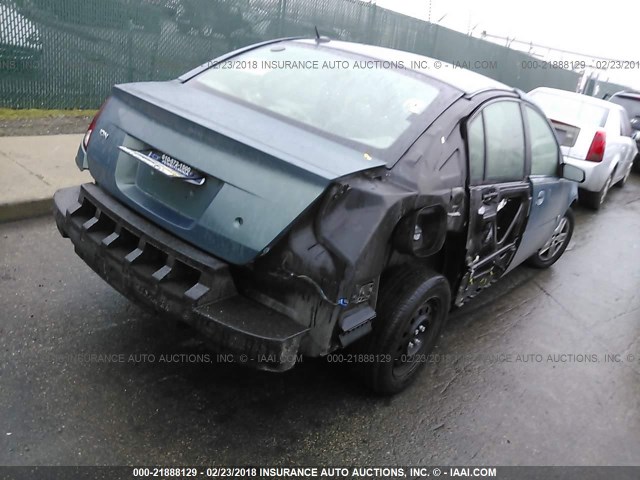 1G8AJ55F17Z112558 - 2007 SATURN ION LEVEL 2 GREEN photo 4