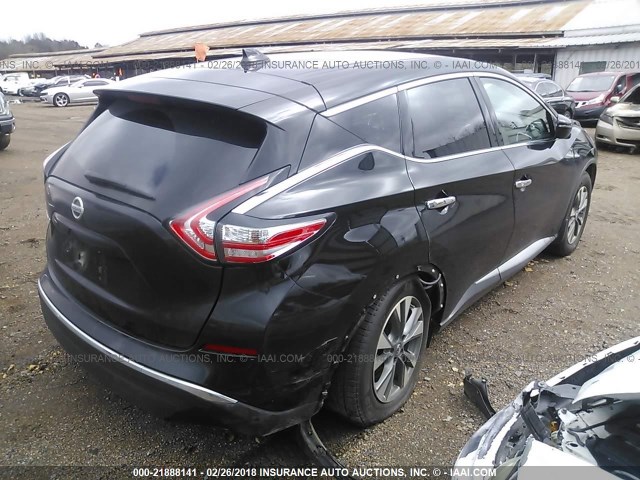 5N1AZ2MG7HN149187 - 2017 NISSAN MURANO S/SL/SV/PLATINUM BLACK photo 4