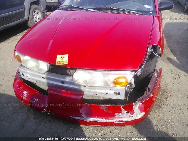 1G8ZH5288YZ147572 - 2000 SATURN SL1 RED photo 6