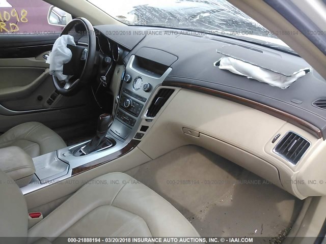 1G6DH8EG1A0111174 - 2010 CADILLAC CTS LUXURY COLLECTION TAN photo 5