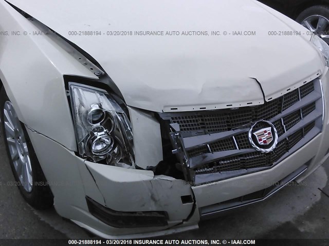 1G6DH8EG1A0111174 - 2010 CADILLAC CTS LUXURY COLLECTION TAN photo 6