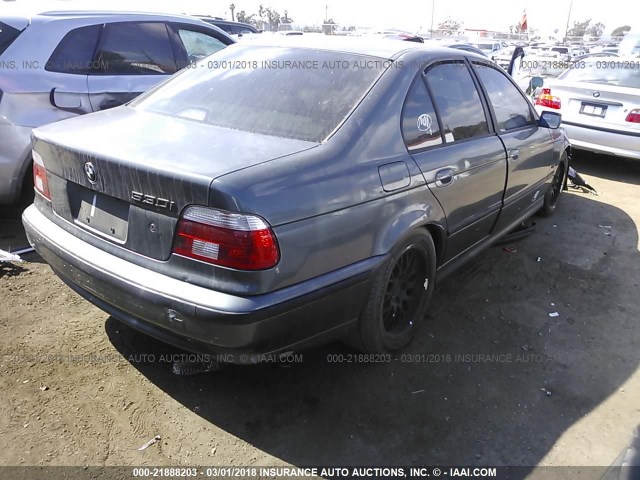 WBADT63453CK34399 - 2003 BMW 530 I AUTOMATIC GRAY photo 4