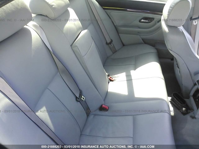 WBADT63453CK34399 - 2003 BMW 530 I AUTOMATIC GRAY photo 8