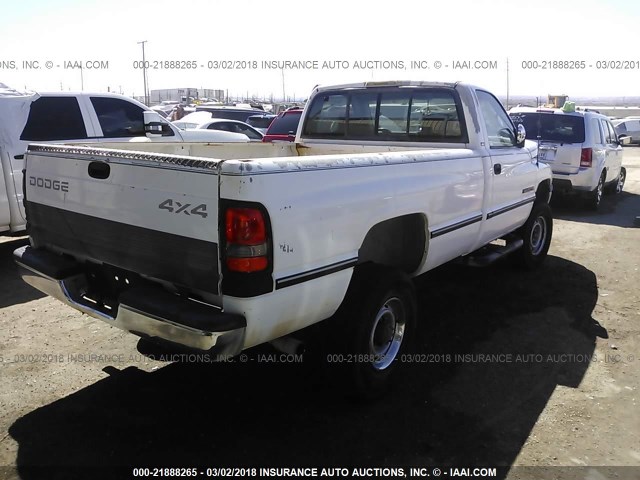 1B7KF26Z4SS359903 - 1995 DODGE RAM 2500 WHITE photo 4