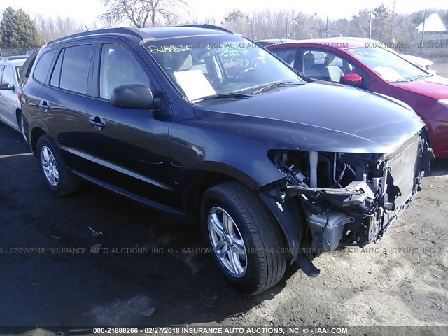 5XYZG3AB1CG155269 - 2012 HYUNDAI SANTA FE GLS BLUE photo 1