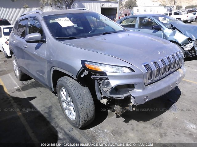 1C4PJMCB5EW171721 - 2014 JEEP CHEROKEE LATITUDE SILVER photo 6