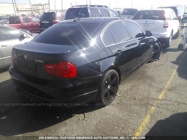 WBAPL5G54BNN23402 - 2011 BMW 335 XI BLACK photo 4