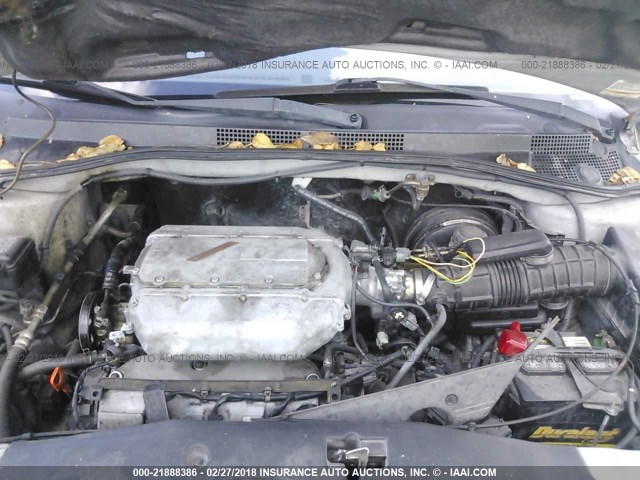 5FNRL18934B041284 - 2004 HONDA ODYSSEY EXL ვერცხლისფერი ფოტო 10