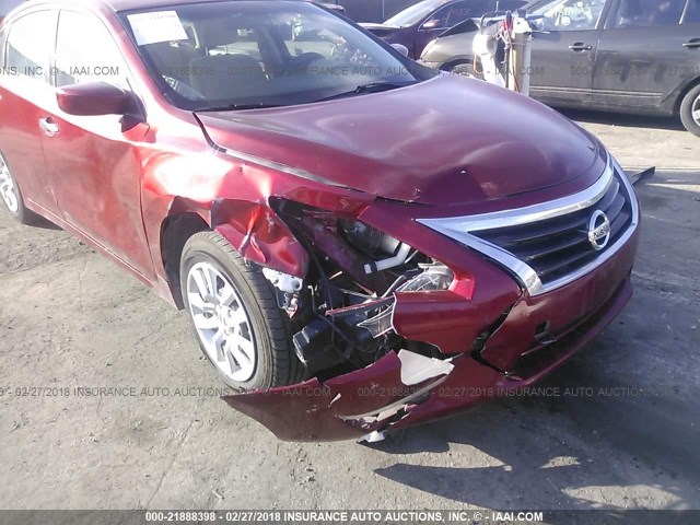 1N4AL3AP0FN301555 - 2015 NISSAN ALTIMA 2.5/S/SV/SL RED photo 6