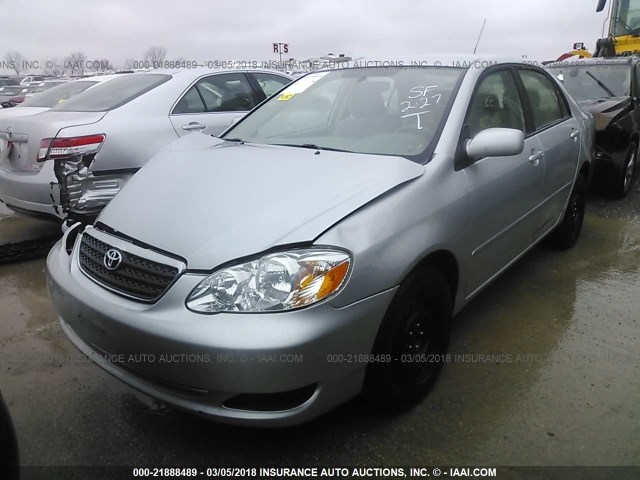 1NXBR30E26Z747561 - 2006 TOYOTA COROLLA CE/LE/S SILVER photo 2