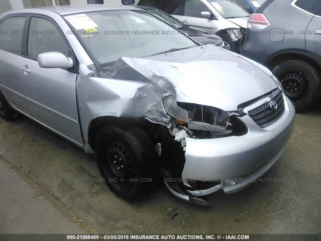 1NXBR30E26Z747561 - 2006 TOYOTA COROLLA CE/LE/S SILVER photo 6