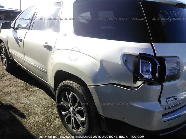 1GKKRRKD3DJ180131 - 2013 GMC ACADIA SLT-1 Blanc photo 6