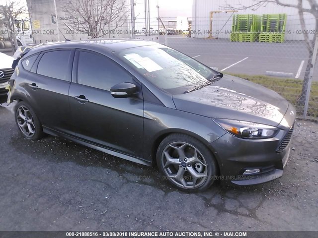 1FADP3L92HL246072 - 2017 FORD FOCUS ST GRAY photo 1