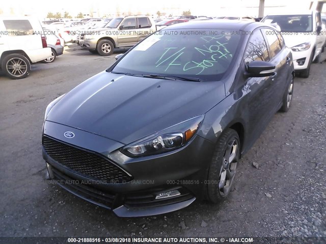 1FADP3L92HL246072 - 2017 FORD FOCUS ST GRAY photo 2