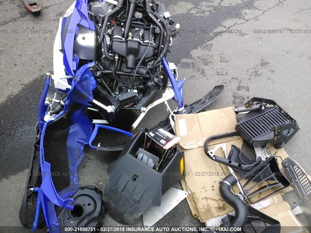 4UF8KC103HT000185 - 2017 ARCTIC CAT SNOWMOBILE BLUE photo 10