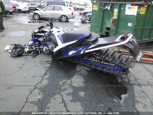 4UF8KC103HT000185 - 2017 ARCTIC CAT SNOWMOBILE BLUE photo 3
