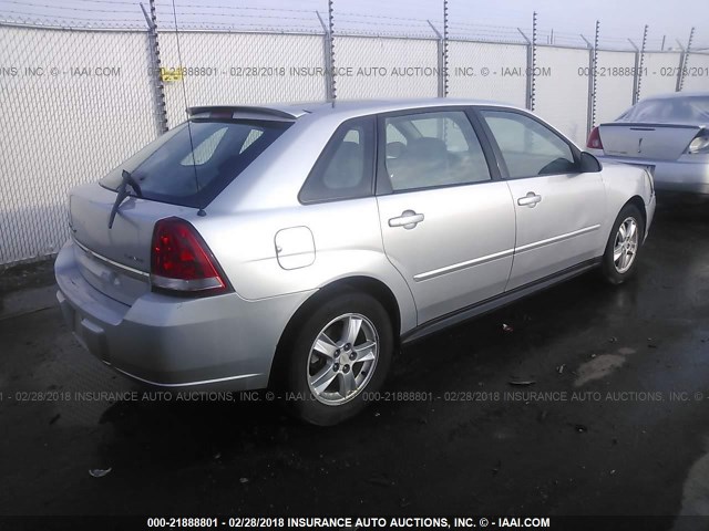 1G1ZT62835F128170 - 2005 CHEVROLET MALIBU MAXX LS SILVER photo 4