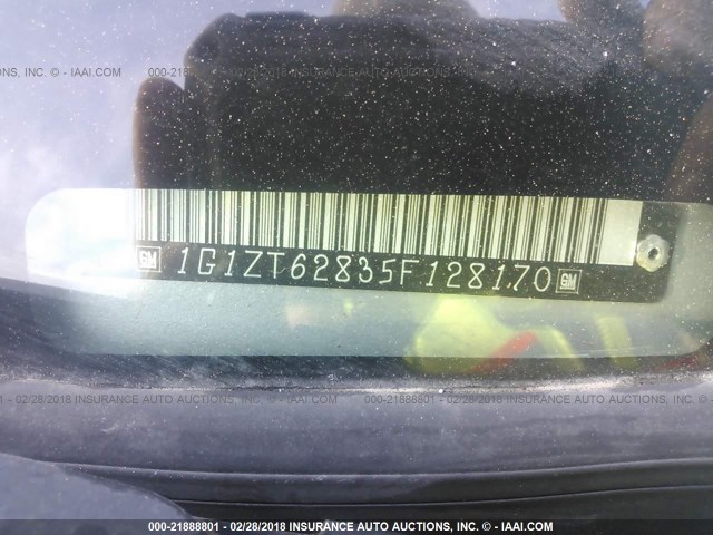 1G1ZT62835F128170 - 2005 CHEVROLET MALIBU MAXX LS 银色 照片 9