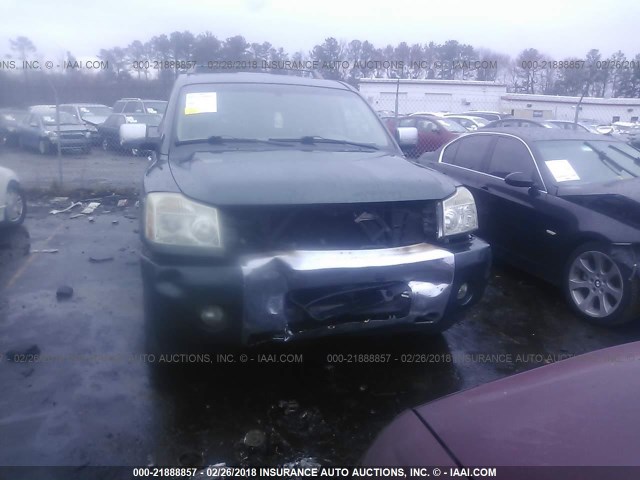 5N1AA08B04N709863 - 2004 NISSAN ARMADA SE/LE GREEN photo 6