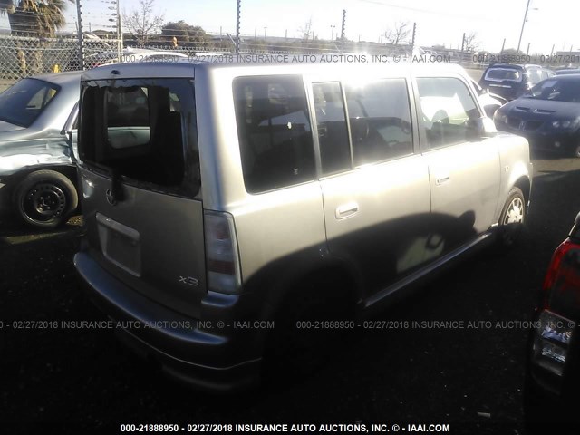 JTLKT324964093155 - 2006 TOYOTA SCION XB ნაცრისფერი ფოტო 4