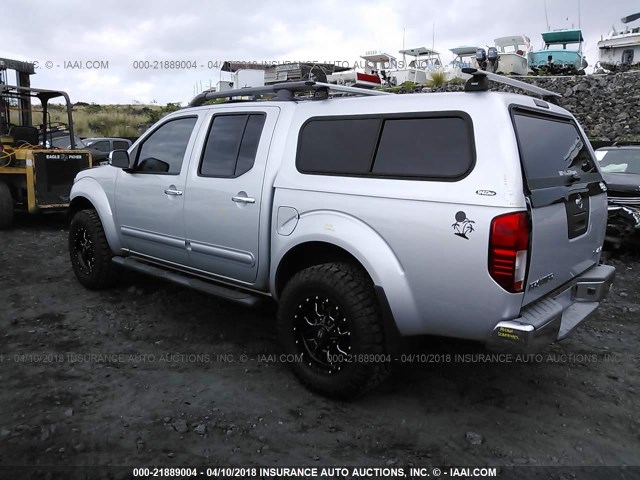 1N6AD0EV4BC411011 - 2011 NISSAN FRONTIER S/SV/SL/PRO-4X SILVER photo 3