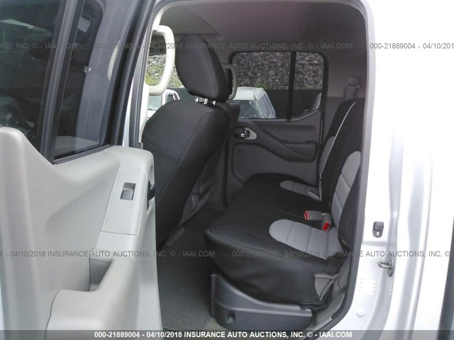 1N6AD0EV4BC411011 - 2011 NISSAN FRONTIER S/SV/SL/PRO-4X SILVER photo 8