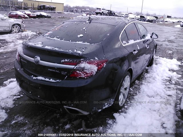 2G4GU5GX8E9325099 - 2014 BUICK REGAL GS 黑色 照片 4