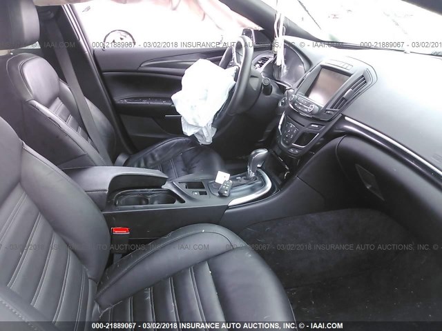 2G4GU5GX8E9325099 - 2014 BUICK REGAL GS 黑色 照片 5